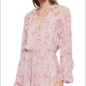 All Saints Flora Rosa romper, pink